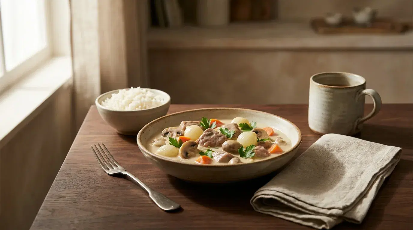Blanquette de Veau (Creamy Veal Stew)