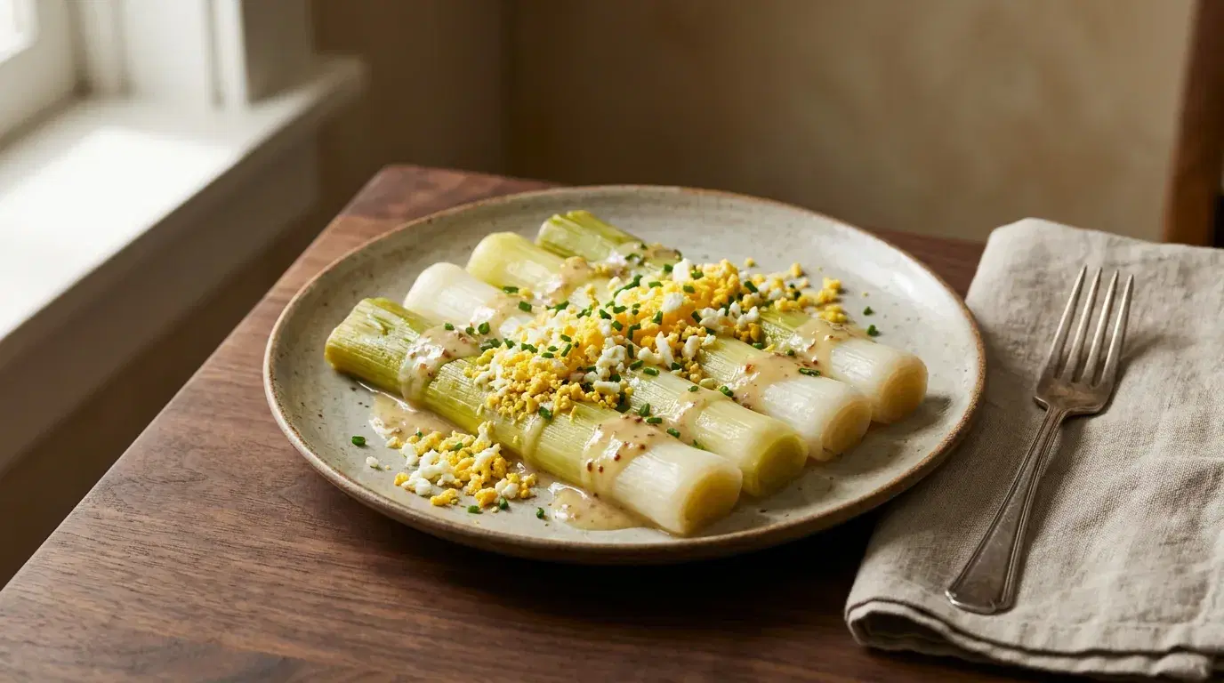 Leeks Vinaigrette (Poireaux vinaigrette)