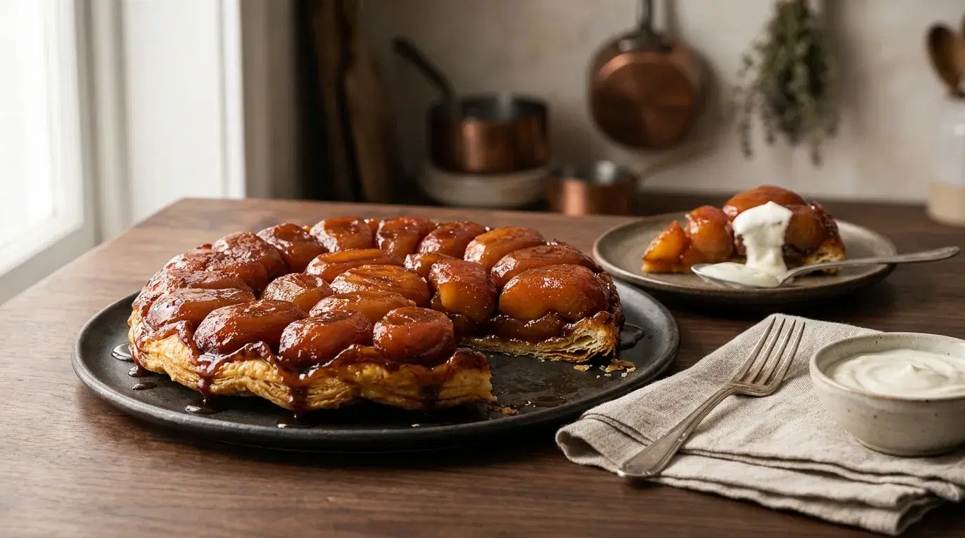 Tarta Tatin (tarta de manzana caramelizada invertida)