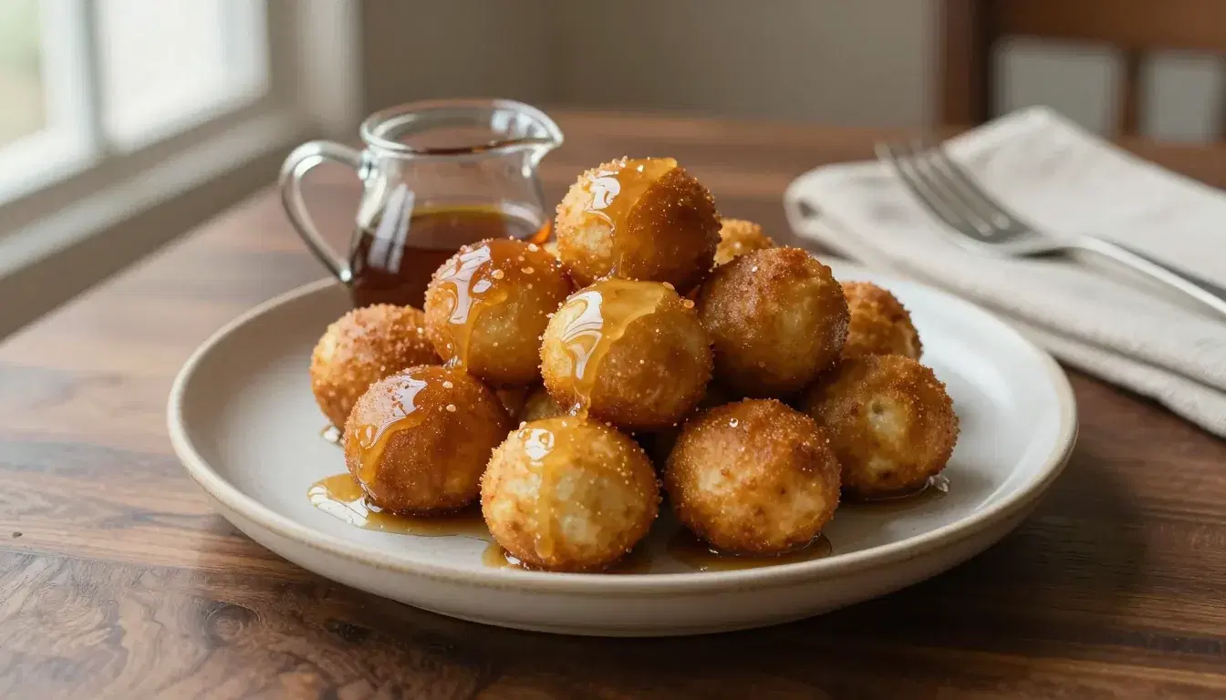 Awamat (bolitas fritas en almíbar)