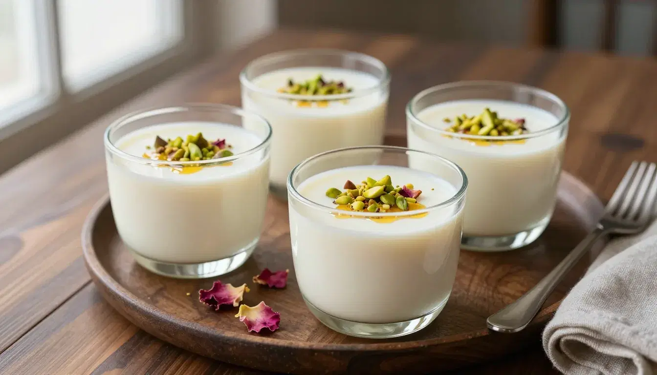 Mouhalabieh (pudin de leche con azahar)