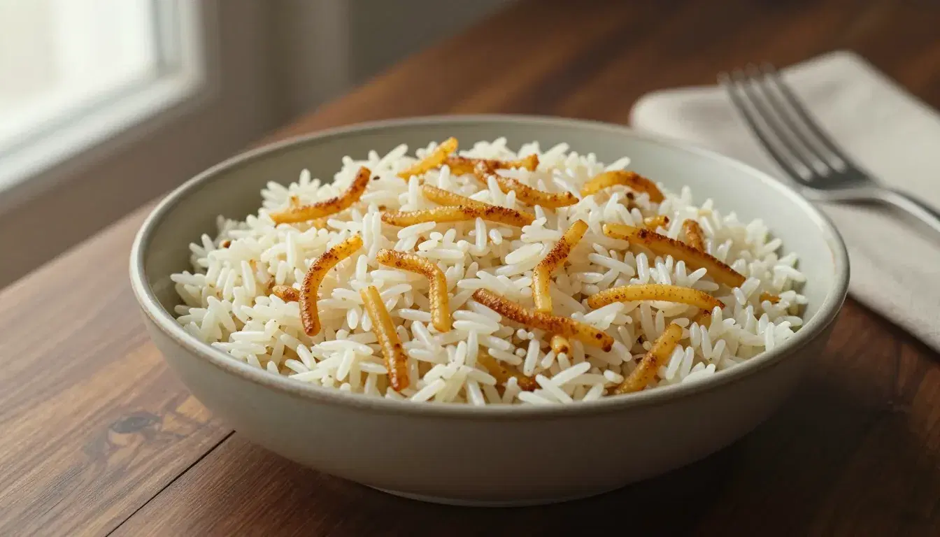 Riz bi shaighriyeh (arroz con fideos tostados)